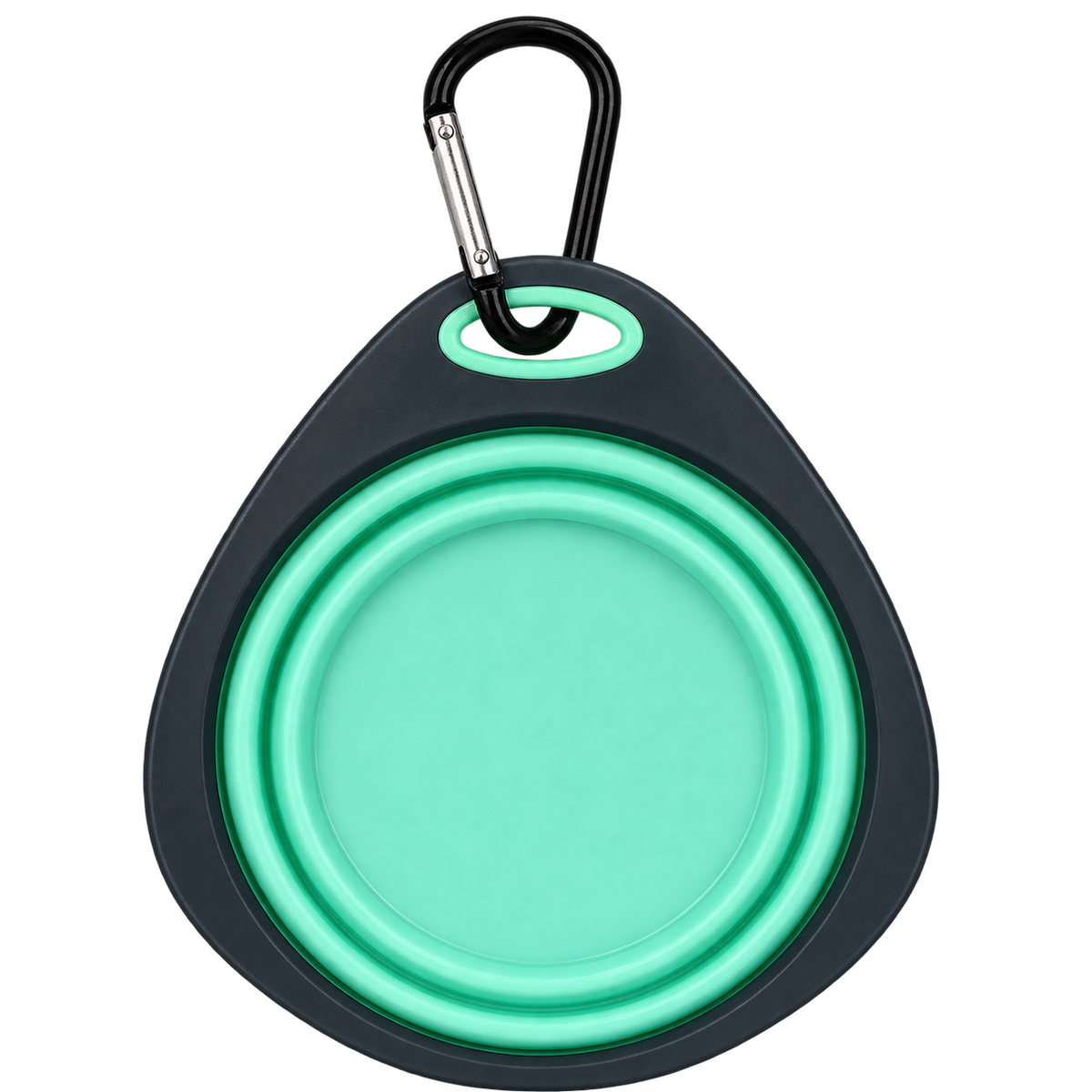 Diamond-Shaped Collapsible Travel Bowl