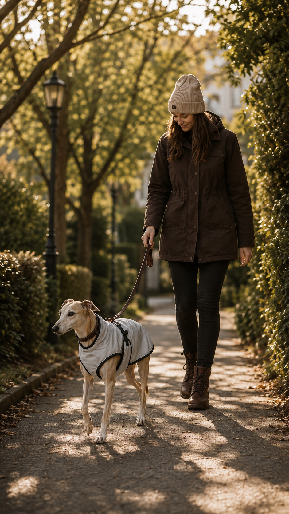 Dog on an everyday walk