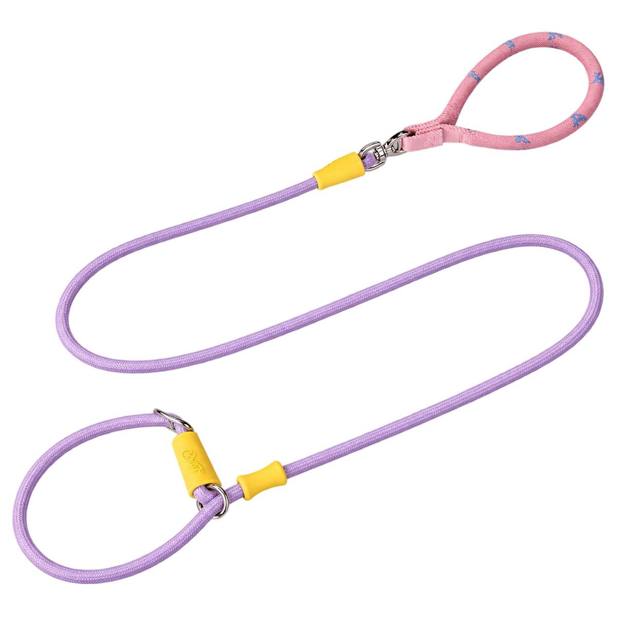 Color-Block Slip Lead Dog Leash