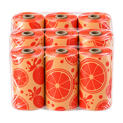 Scented EPI Degradable Poop Bags – 9 Rolls