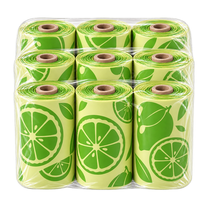 Scented EPI Degradable Poop Bags – 9 Rolls