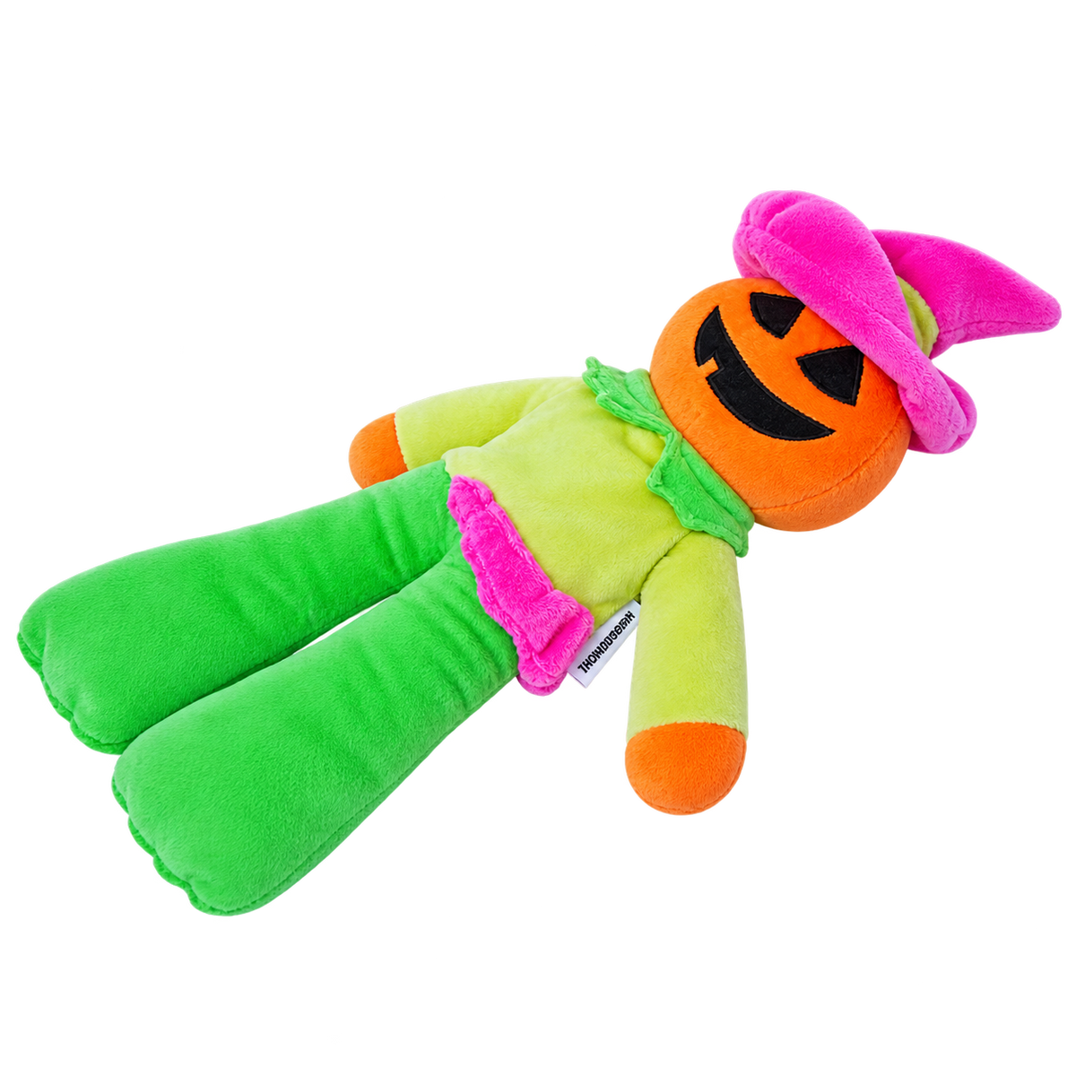 Pumpkin Character Plush Dog Toy