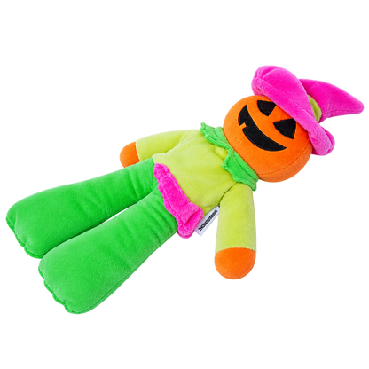 Pumpkin Character Plush Dog Toy