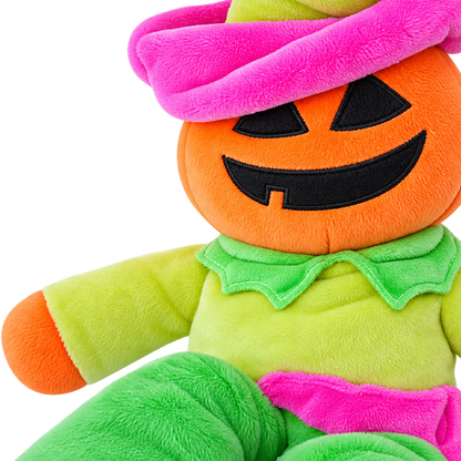 Pumpkin Character Plush Dog Toy