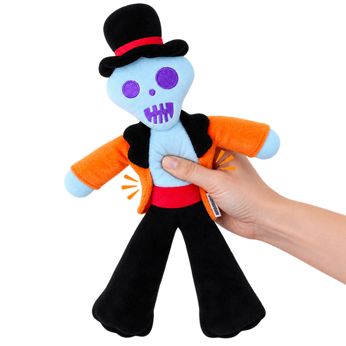 Skeleton Plush Dog Toy