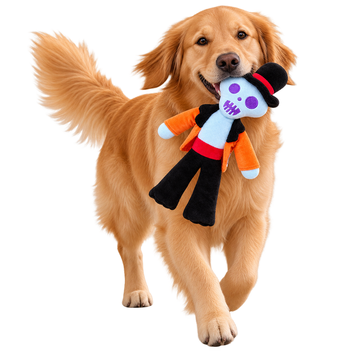 Skeleton Plush Dog Toy