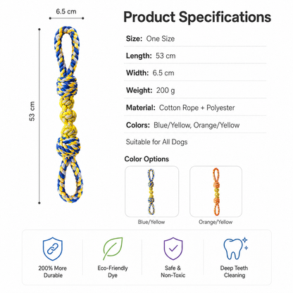Double-Knot Tug Rope Dog Toy