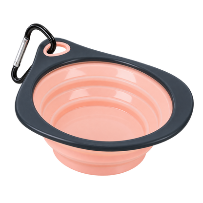 Diamond-Shaped Collapsible Travel Bowl