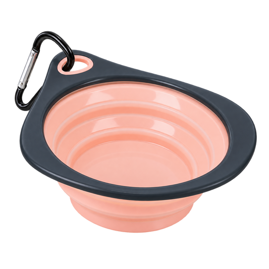 Diamond-Shaped Collapsible Travel Bowl