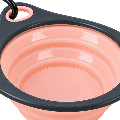 Diamond-Shaped Collapsible Travel Bowl