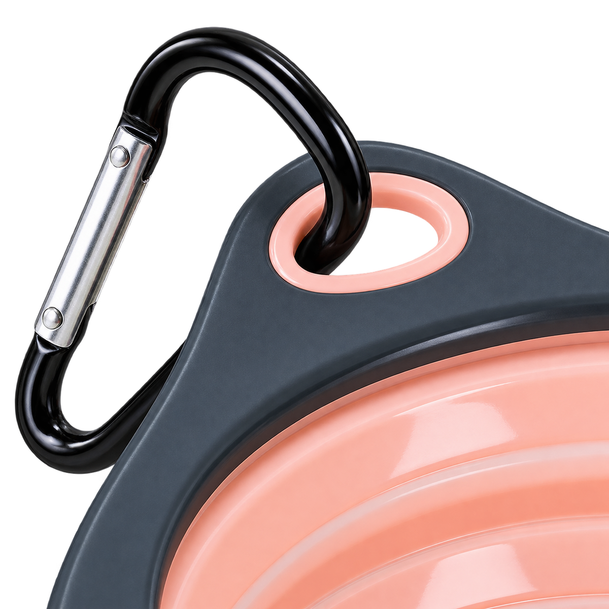Diamond-Shaped Collapsible Travel Bowl