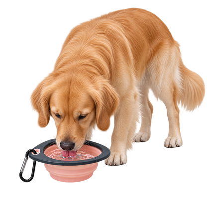 Triangular Collapsible Travel Bowl