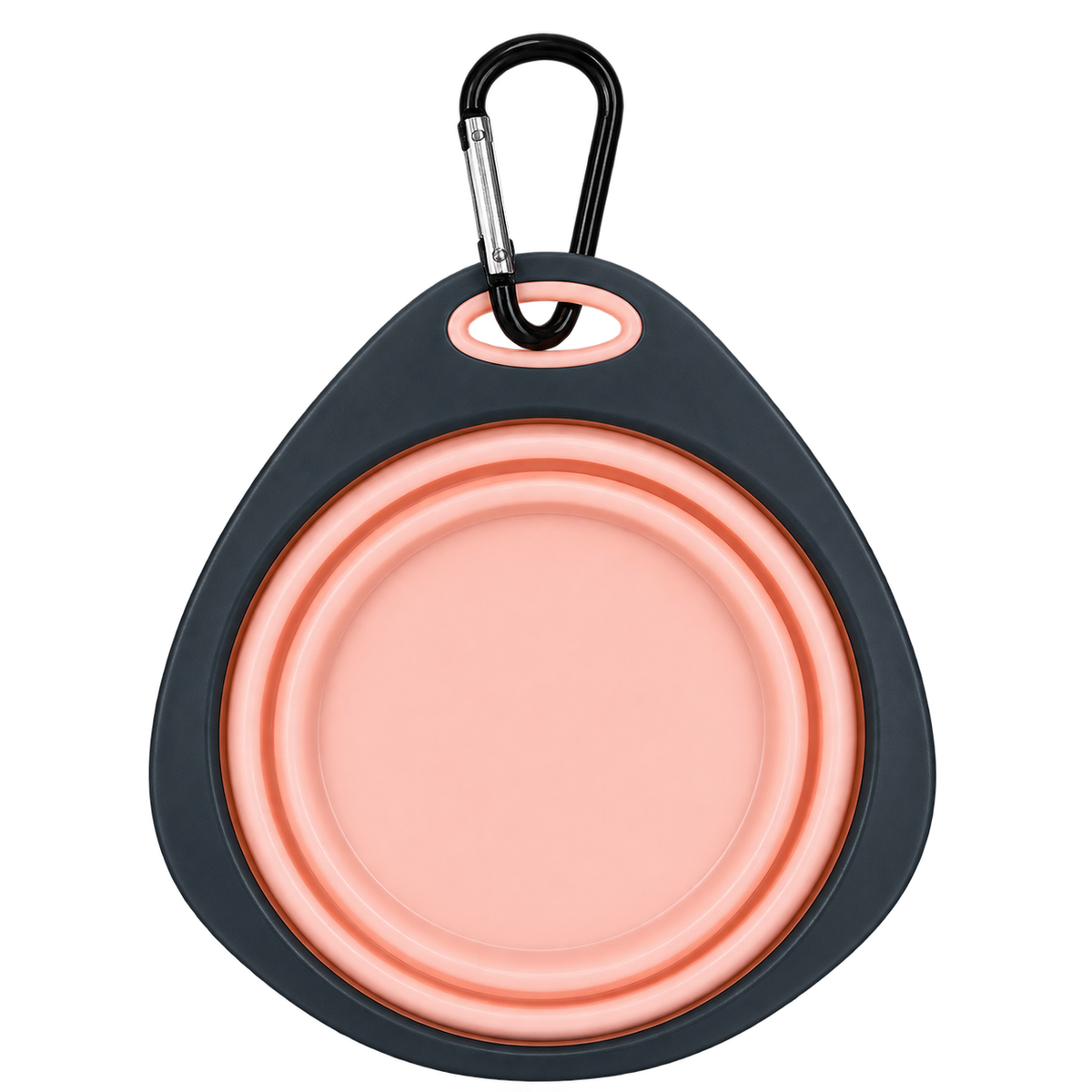 Diamond-Shaped Collapsible Travel Bowl